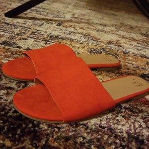 Cute coral slides. Like new!